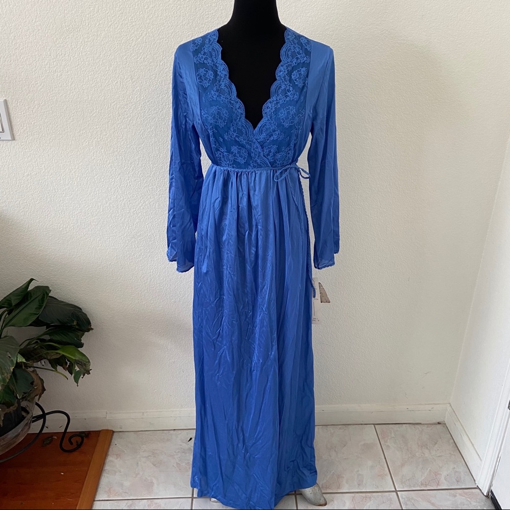 Blue night gown and robe set💙